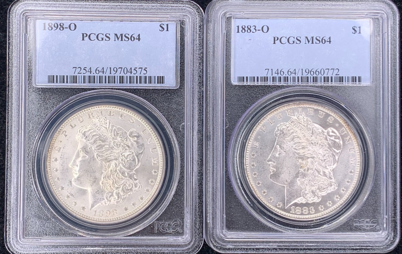 Pre 1921 Morgan Dollar MS64 PCGS/NGC S$1 Random Date/Mint Mark White Coins