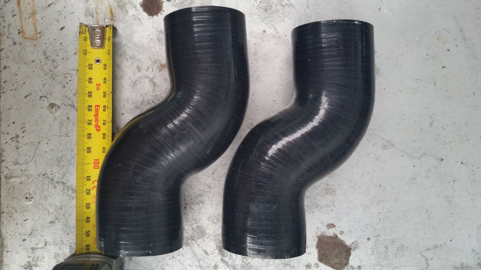 FLATHEAD FORD HOTROD (PAIR) SILICON LOWER RADIATOR HOSES 160MM 
