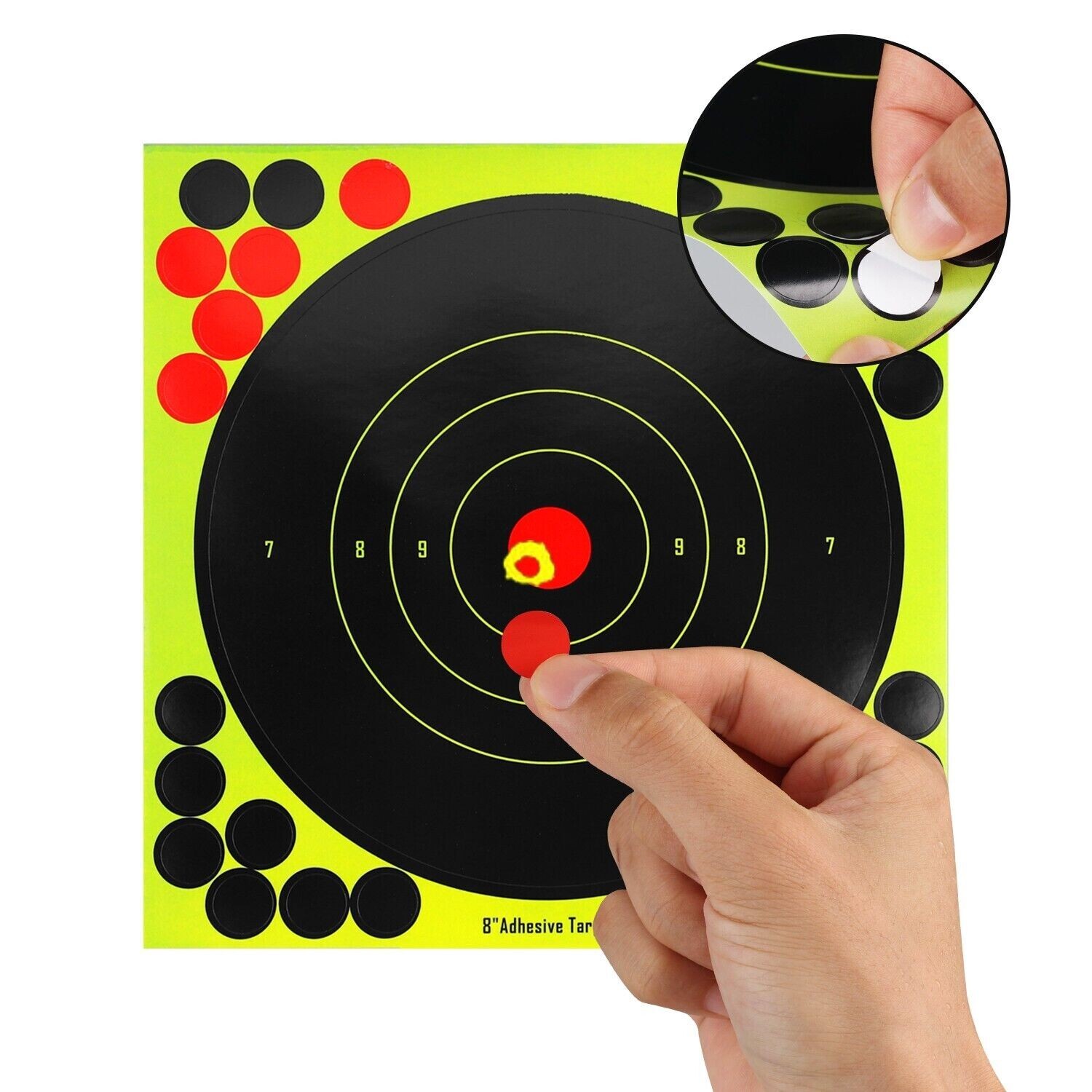 50-Pack Stick Shooting Targets - for Outdoor/Indoor Training, Easy to Use