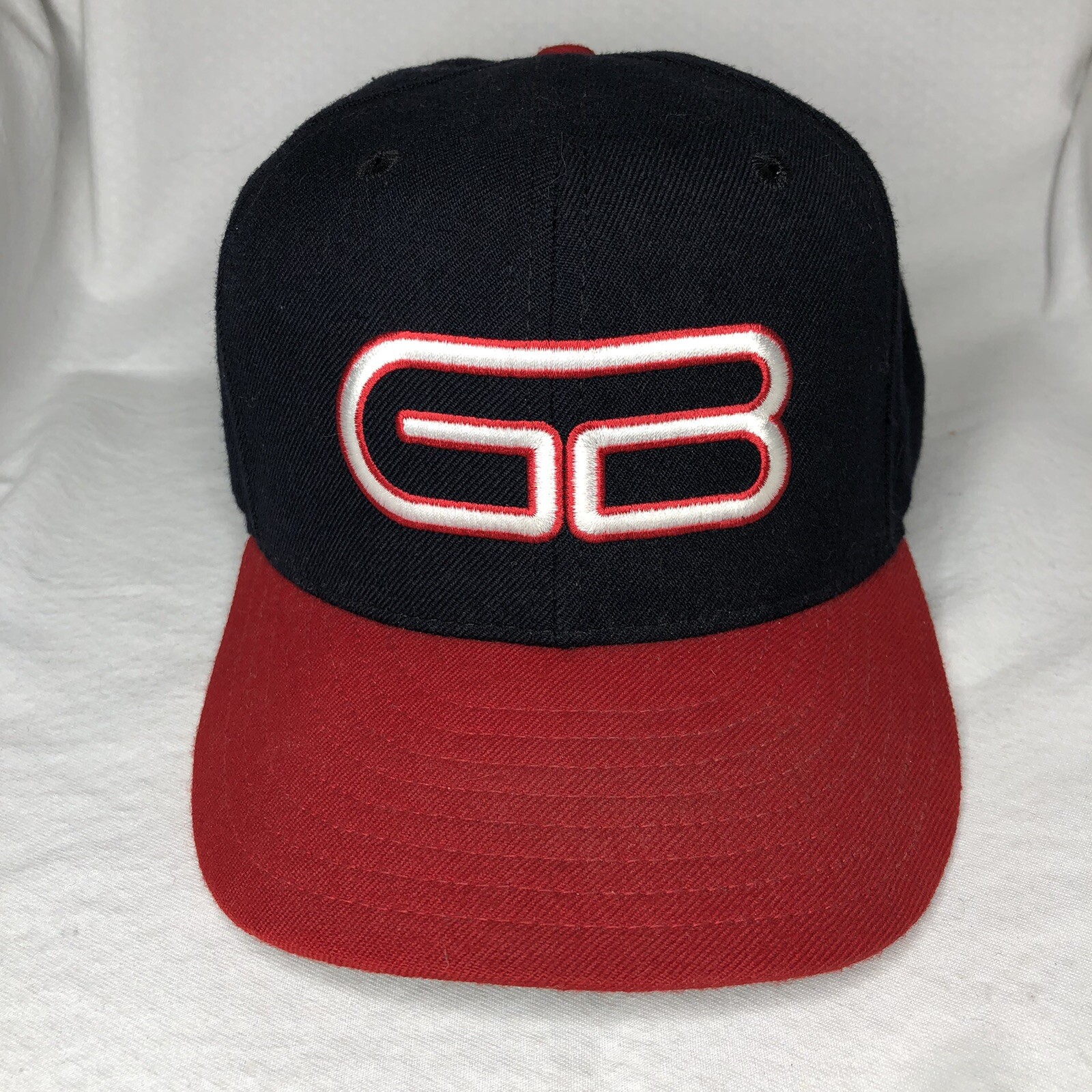 VTG Greeneville Braves (Atlanta) New Era GB Hat 7 1/2 Blue Wool Baseball Cap USA