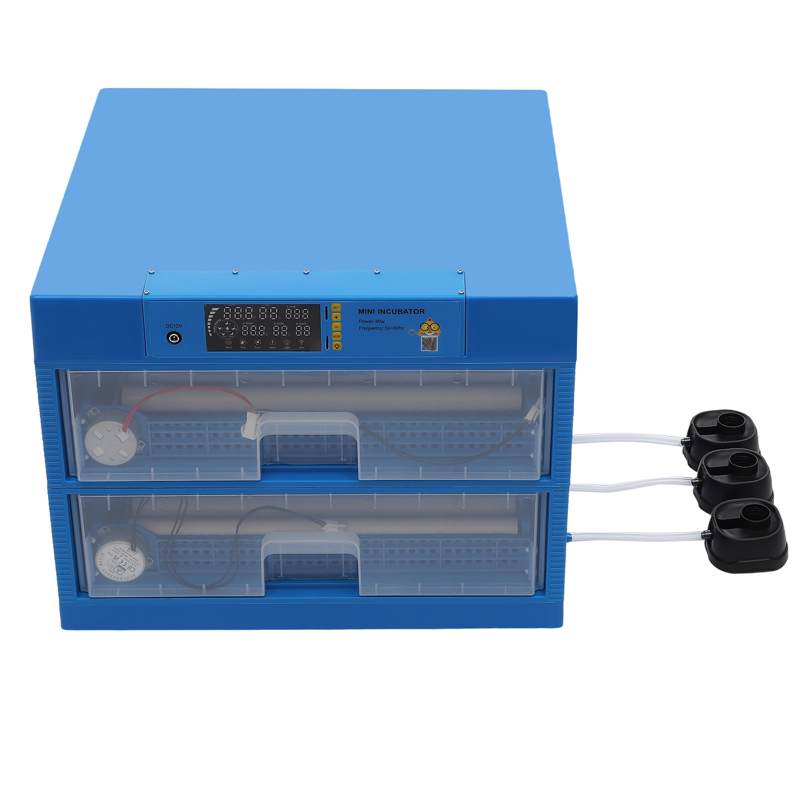 128 Eggs Poultry Egg Hatcher Machine Hatching Machine Egg Digital Incubator