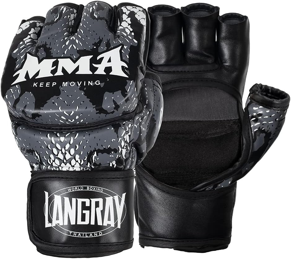 Punch Bag Training Gloves,  MMA Grappling Gloves for Sparring Martial Arts Bo...