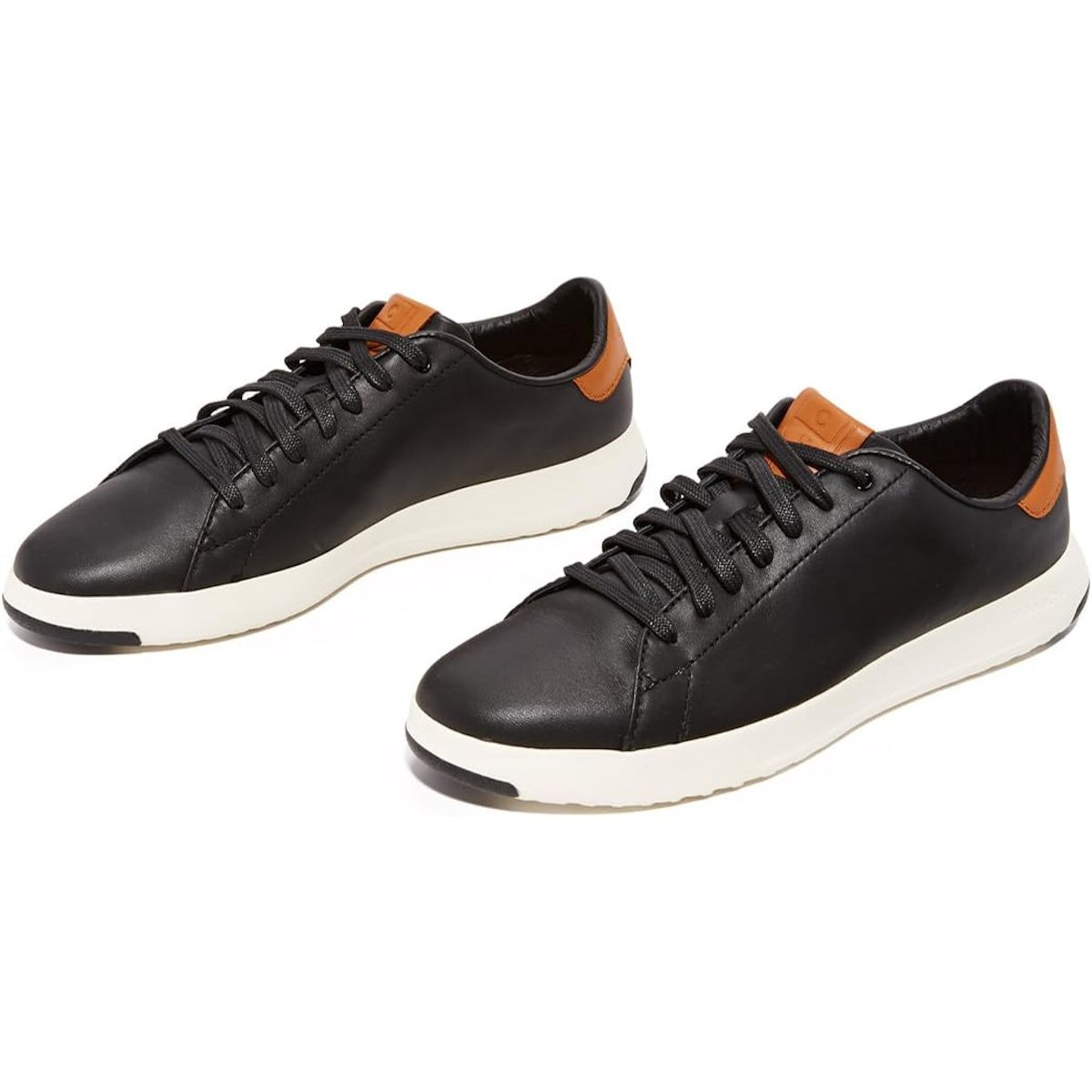 Cole Haan Men's C23877 Grandpro Tennis Fashion Sneaker Black/British Tan 9.5 M