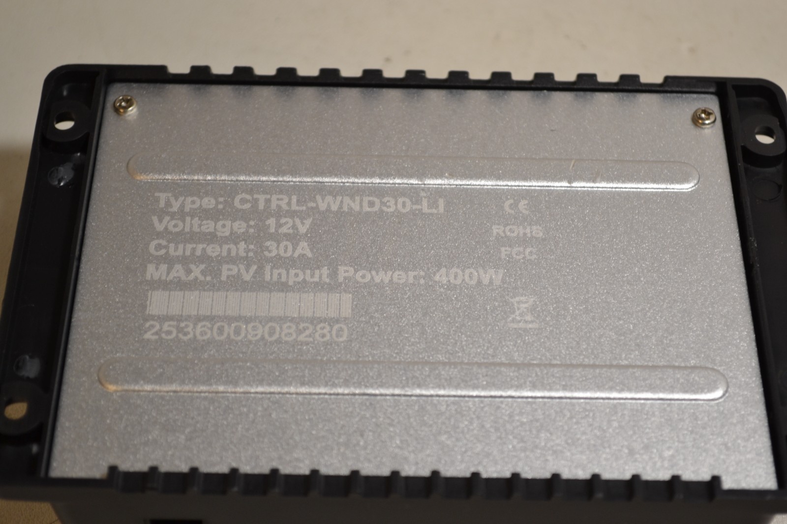 RENOGY Wanderer Solar Charge Controller Model: RNG-CTRL-WND30-LI
