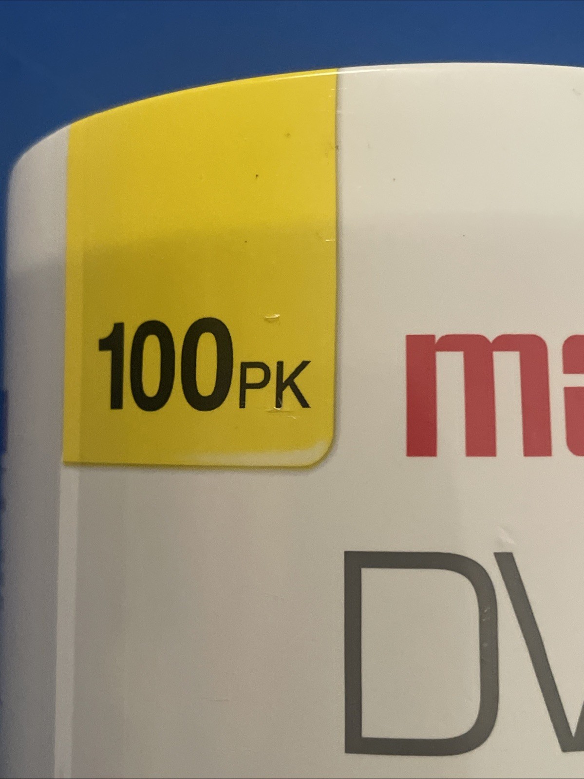 Maxell DVD+R 16X Recordable Media, 100 Pack Spindle
