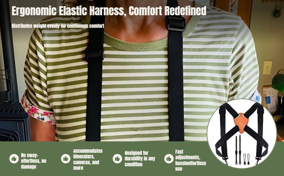 Binoculars Harness Strap Camera Strap Accessories for Two Cameras Slr DSLR