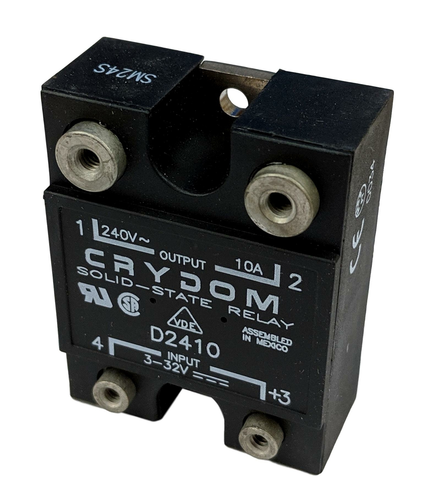 D2410, Crydom, Solid State Relay-Industrial M 10A 240 Vdc