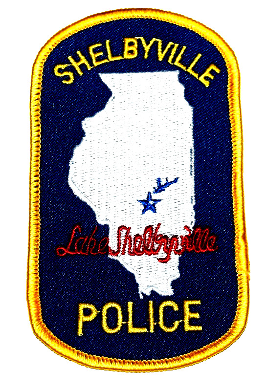 SHELBYVILLE – POLICE - ILLINOIS IL Sheriff Police Patch STATE SHAPE OUTLINE