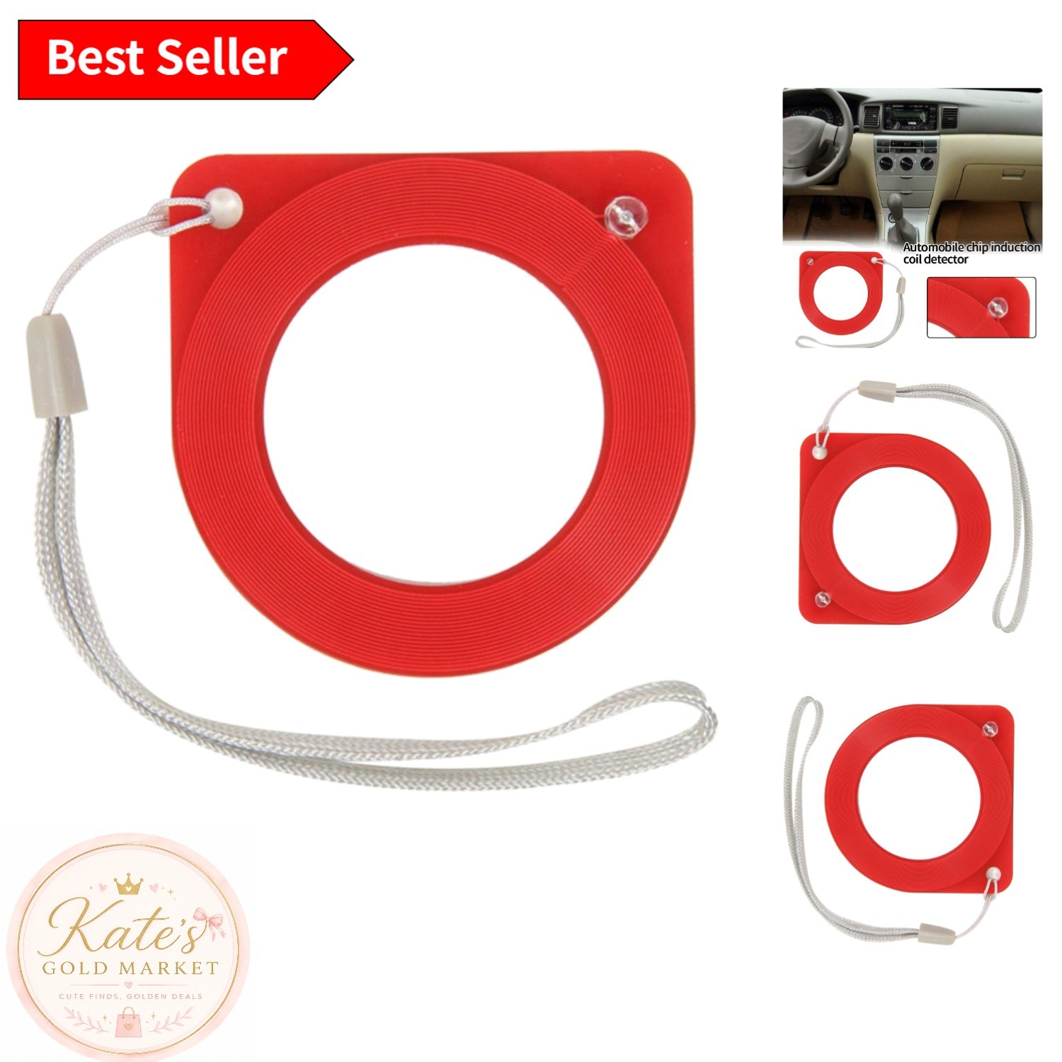 Red Coil Tester for Automotive Chip Induction - Easy & Portable Diagnostic Tool