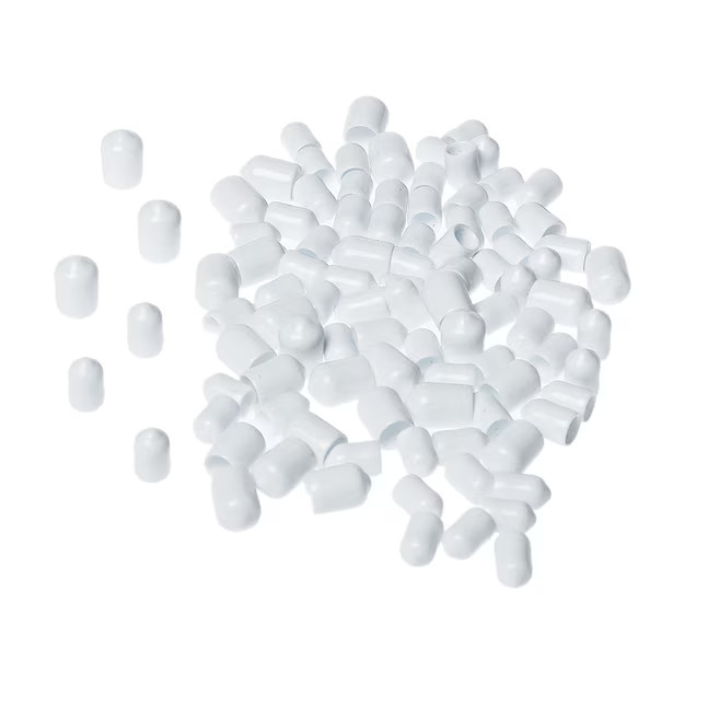 ClosetMaid 84-Pack White Plastic Wire Closet End Cap