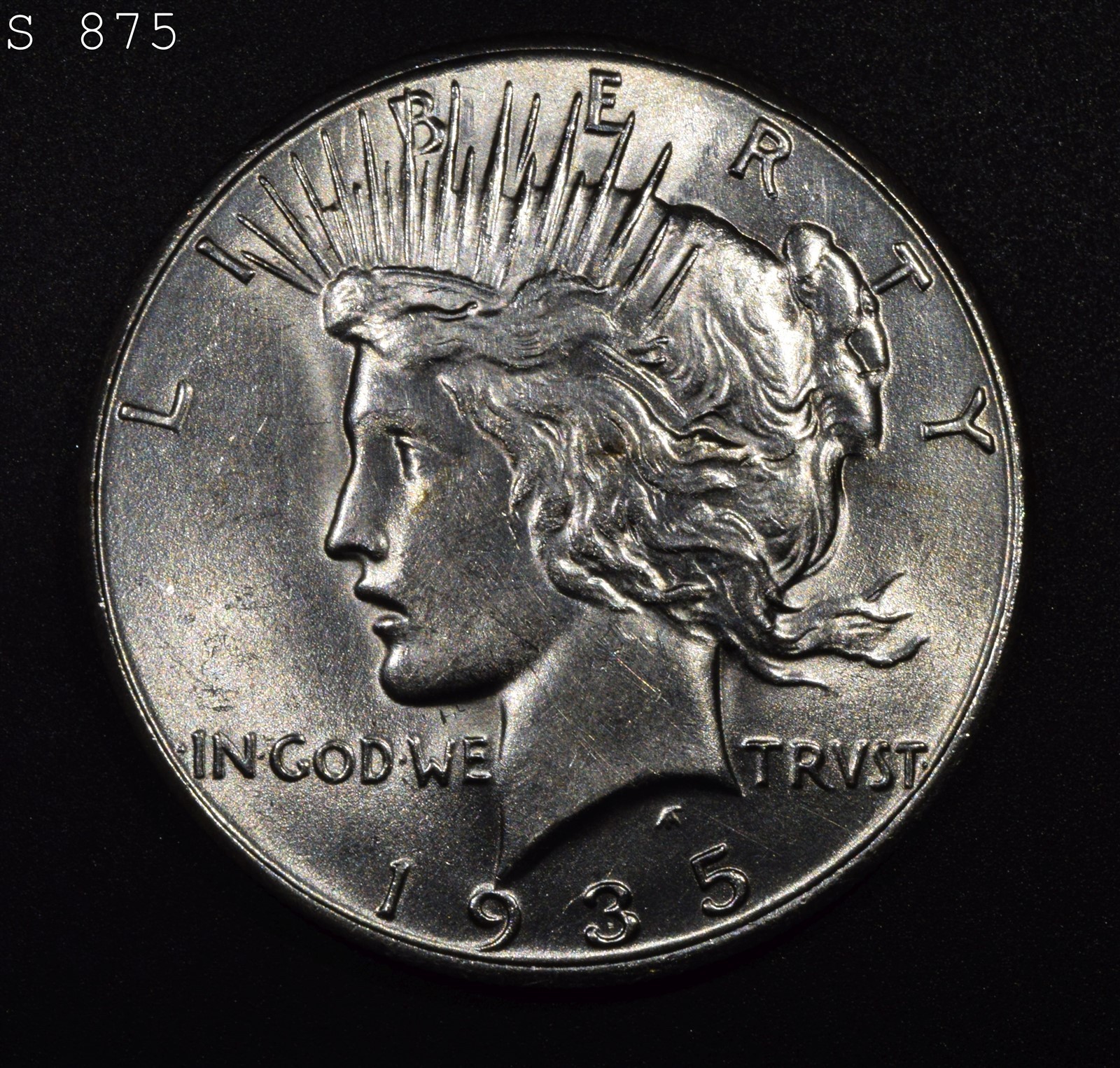 1935-S Peace Dollar "CH BU"