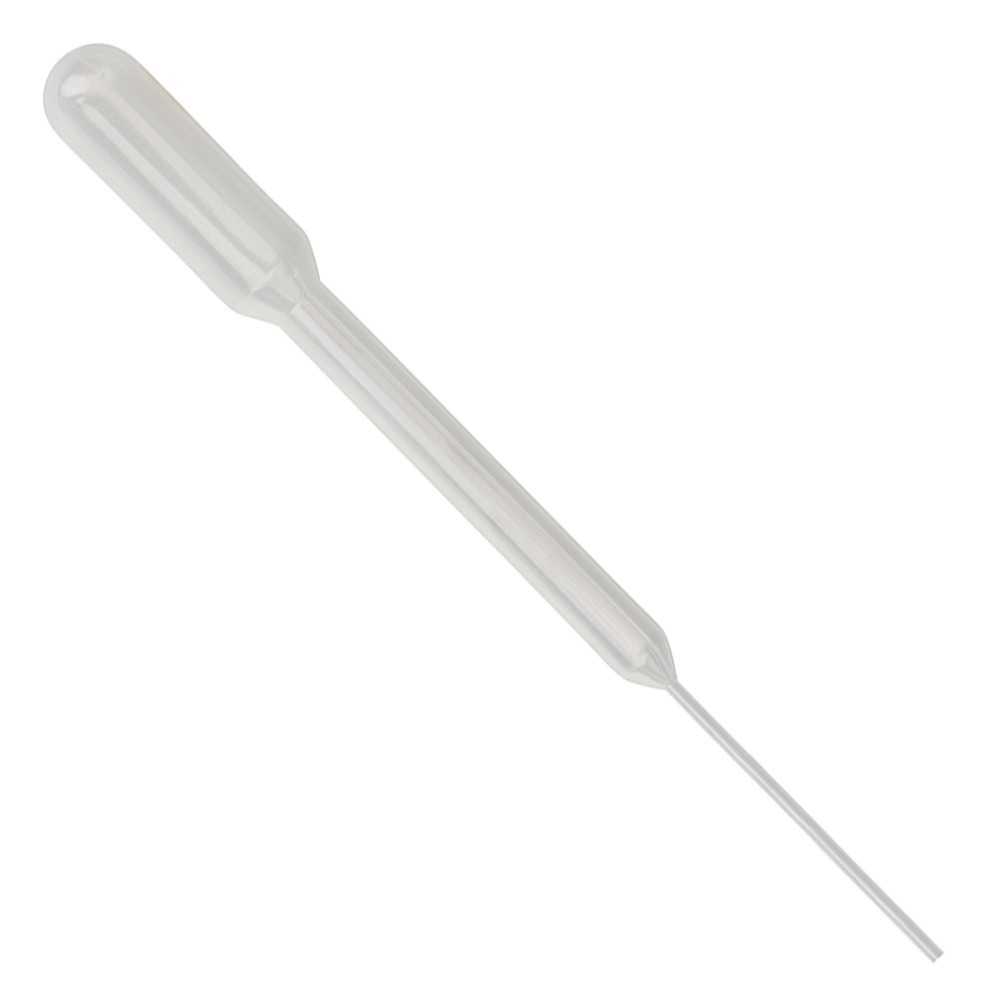Transfer Pipette, 6.5ml Capacity, Non-Graduated, Large Bulb, 155mm (Case 5000)