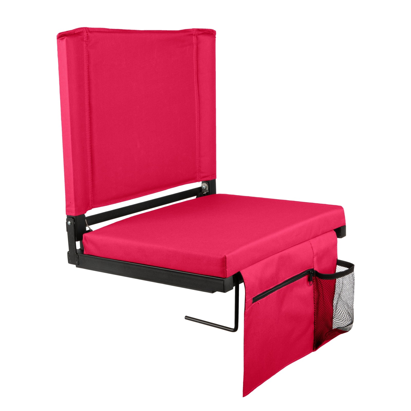 Bleacher Seat - Stadium Seat Cushion with Back, Maroon