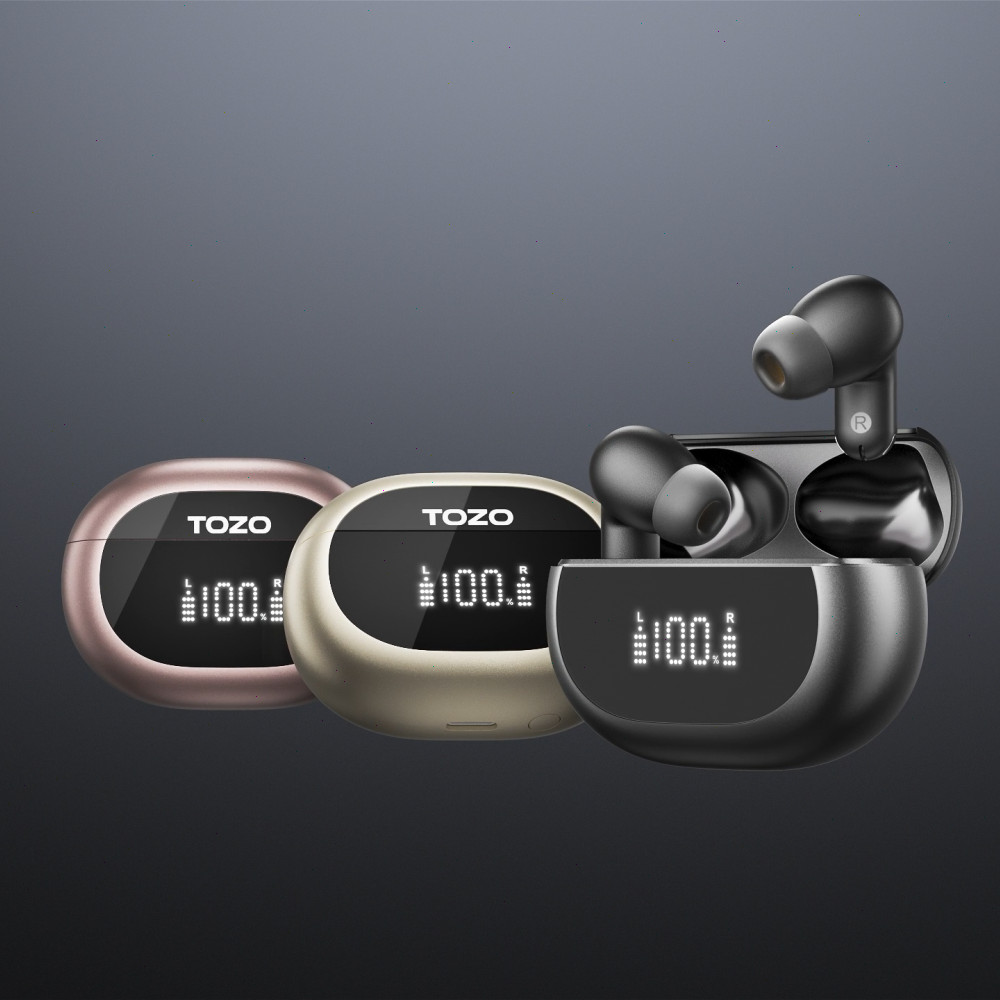 TOZO NC20 Wireless Earbuds Active Noise Cancelling LDAC Hi-Res Sound Headset
