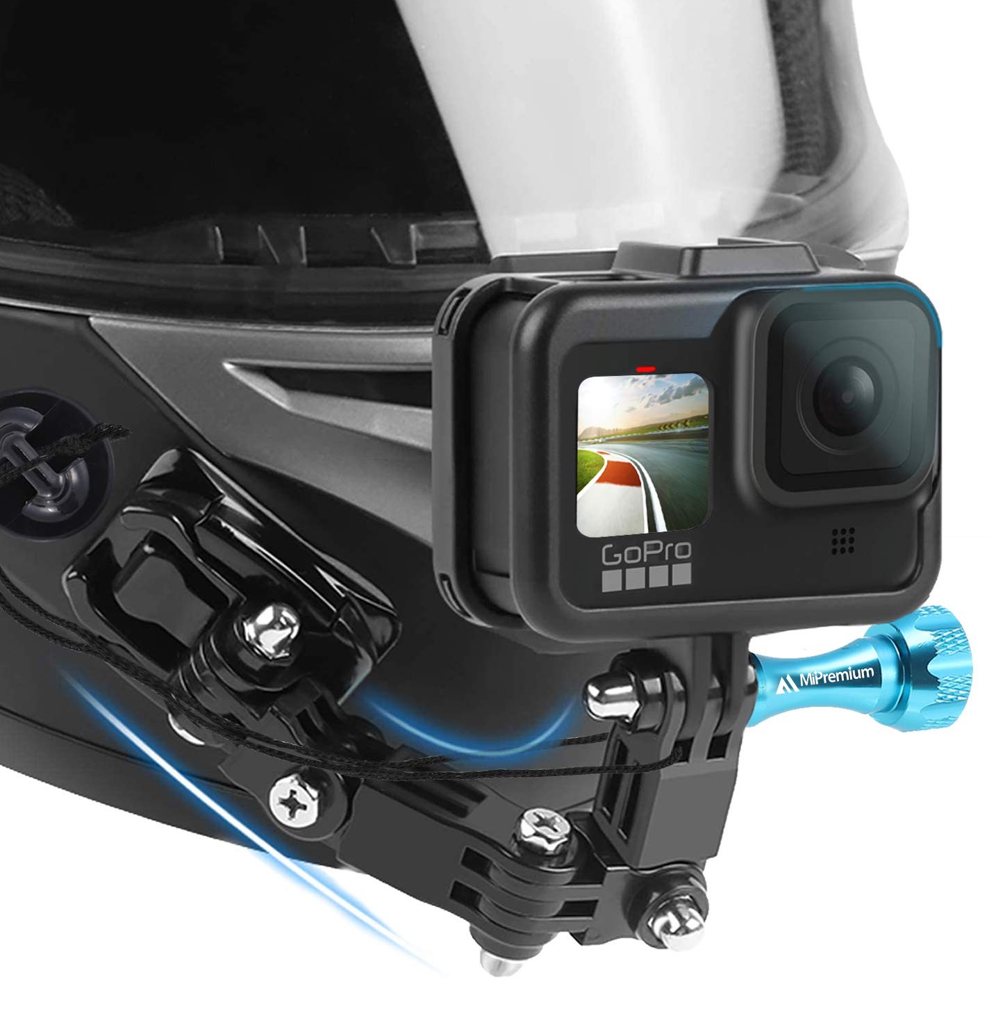 Motorcycle Helmet Chin Mount Kit For GoPro Hero Action Cameras And Accessories