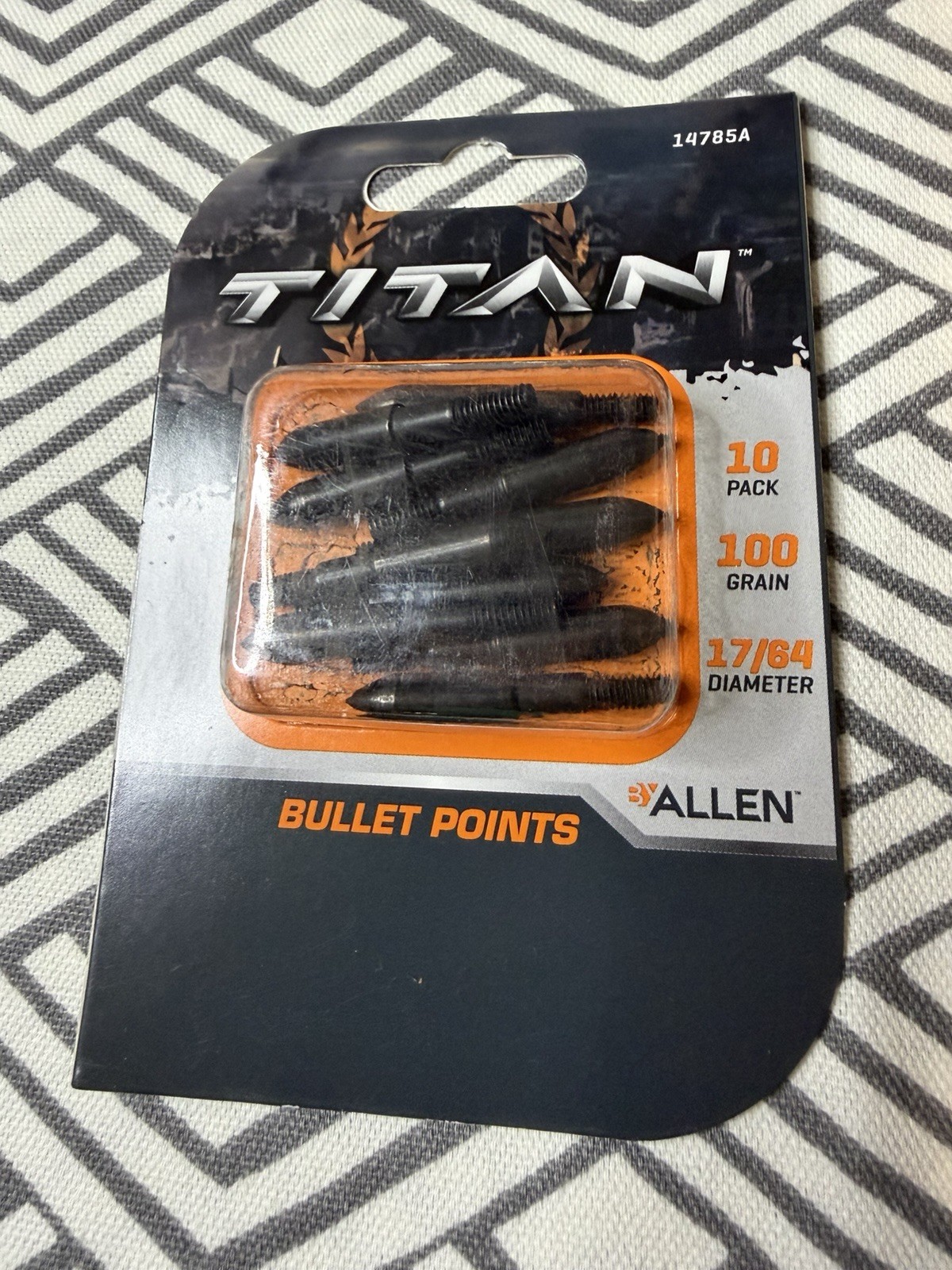 Titan by Allen 10PK 100 Grain 17/64 Diameter Bullet Points 14785A NIP