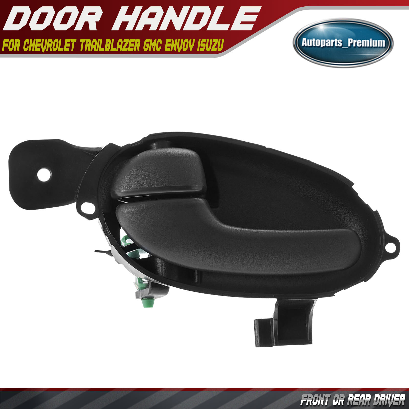 Front or Rear Driver Black Interior Door Handle for Chevrolet Trailblazer GMC