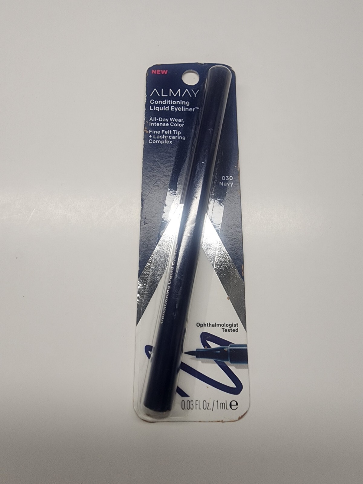 Almay Conditioning Liquid Liquid Eyeliner, Navy 030, 0.03 fl oz