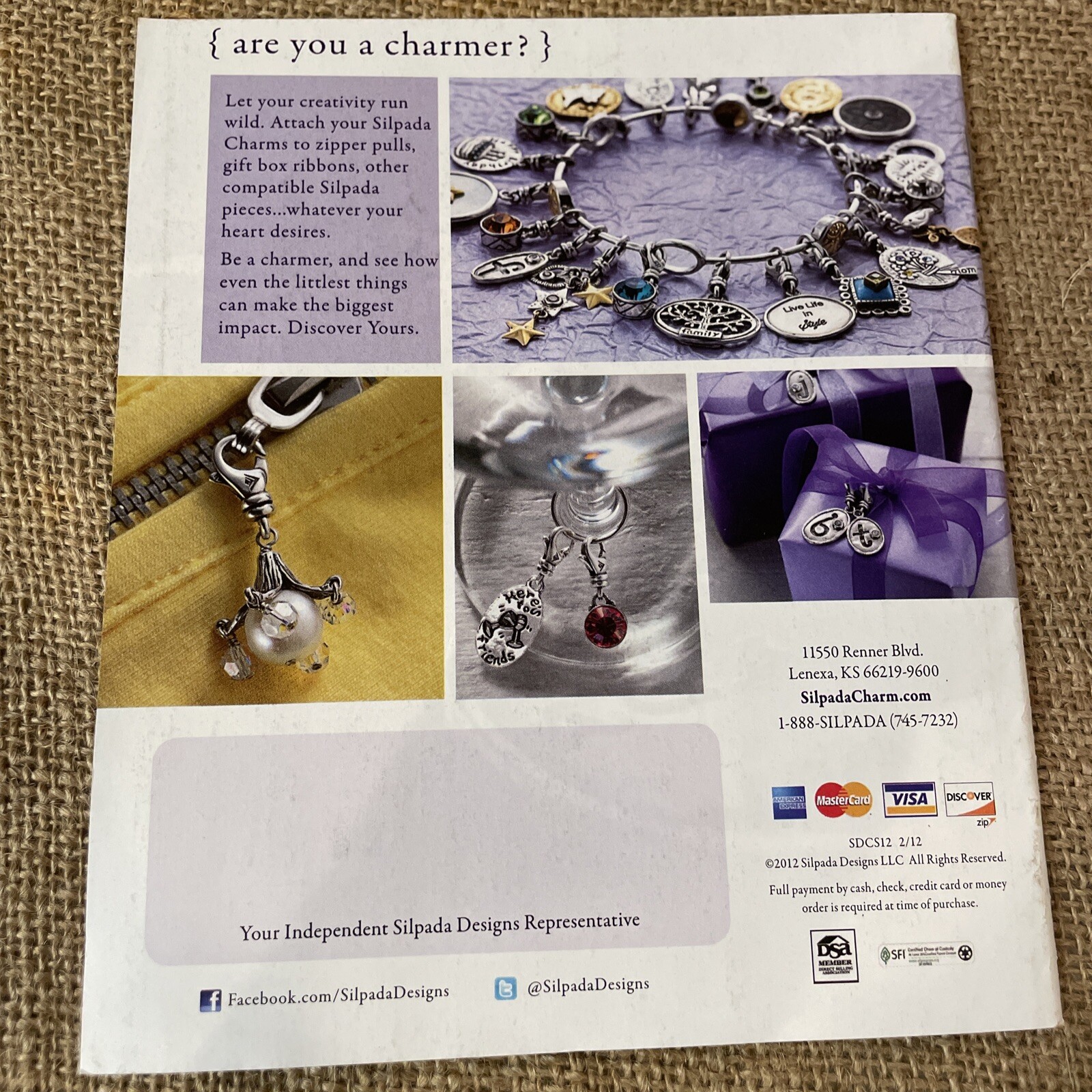 Silpada Charm Catalog Spring 2012
