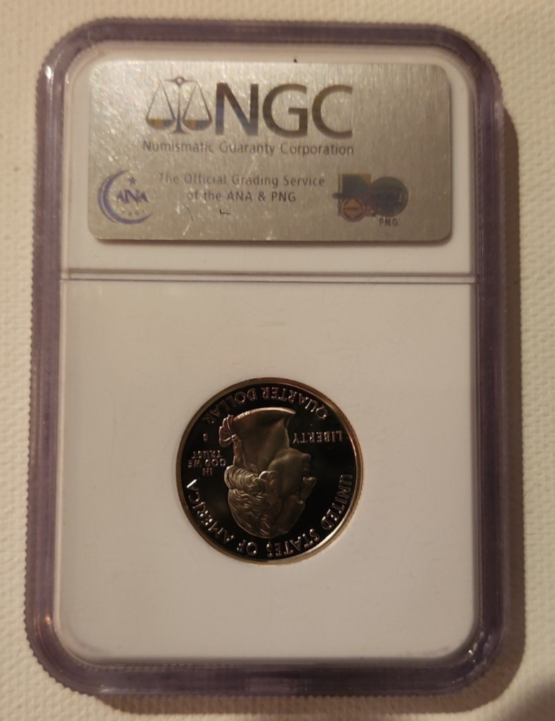 2005-S US Mint Silver Proof State Quarters Set, Box & COA, CA MN OR KS WV