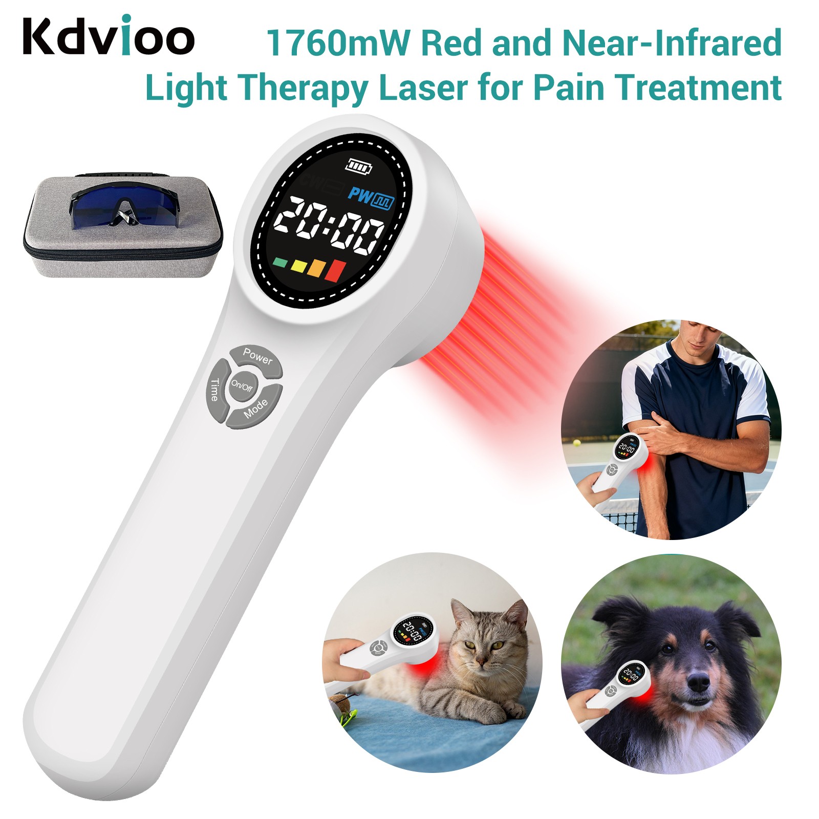 Class 4 Laser Treatment Device for Deep Tissue Healing and Chronic Pain Relief