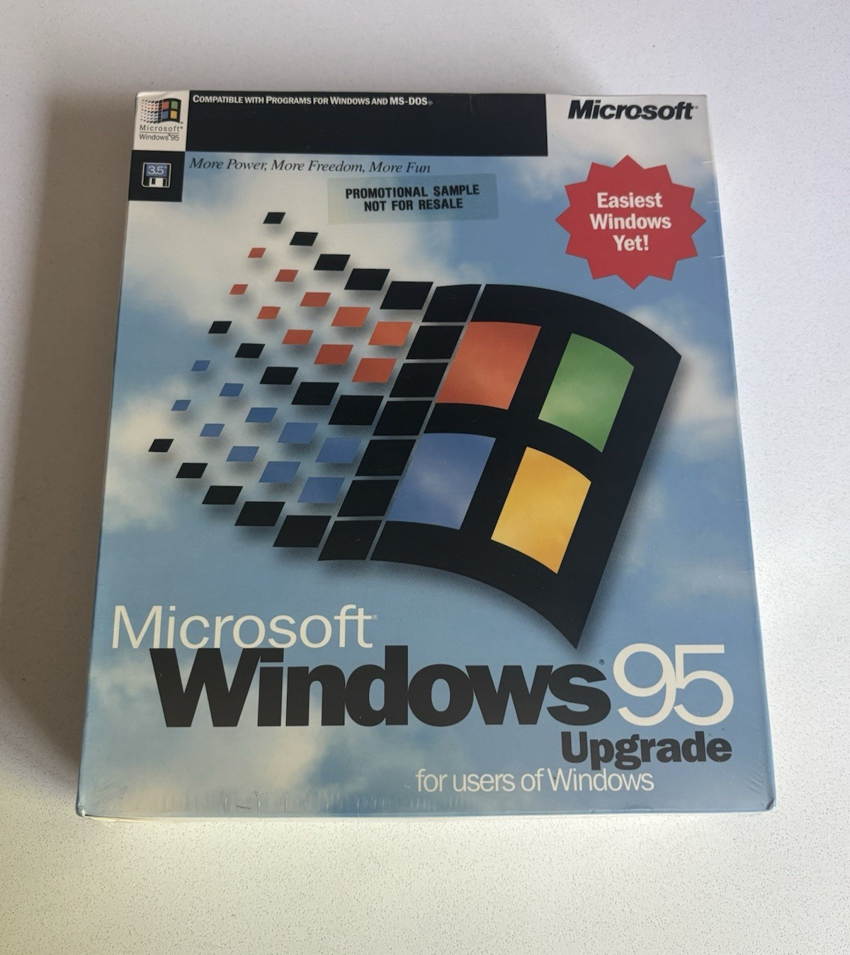 Microsoft Windows 95 Upgrade 3.5 Floppy Promotional Vers 1995 - Brand New Sealed