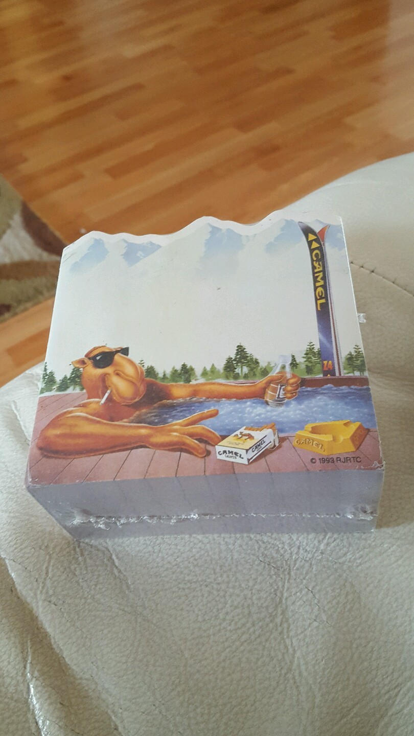 NEW SEALED JOE CAMEL HOT TUB SKIING VINTAGE NOTE PAD NOTEPAD 1993