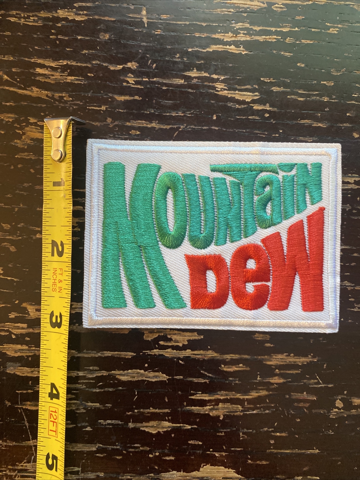 Mountain Dew - Embroidered Iron on Patch