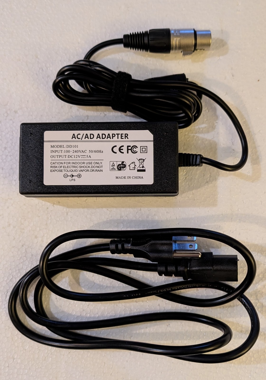 NEW 60W Pro Video Cameras 12V 5A DC Power Supply AC Adapter with 4-pin XLR Plug