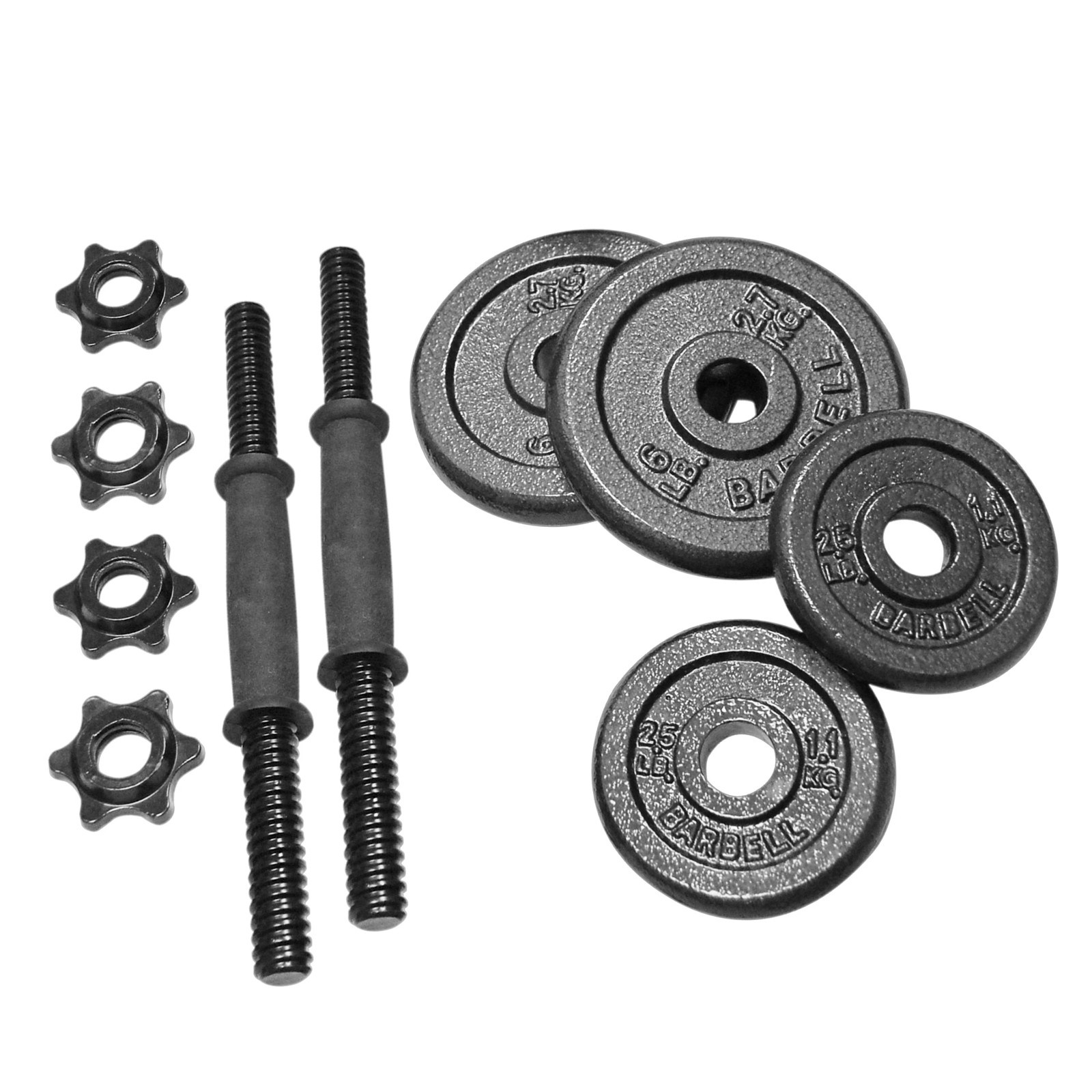 Athletic Works 40lb Adjustable Cast Iron Dumbbell Set