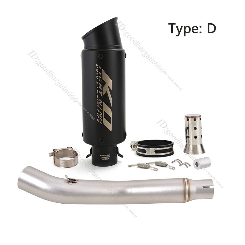 For Honda CBR250R 2011-2016 Exhaust Tips Motorcycle Mid Muffler Pipe DB Killer