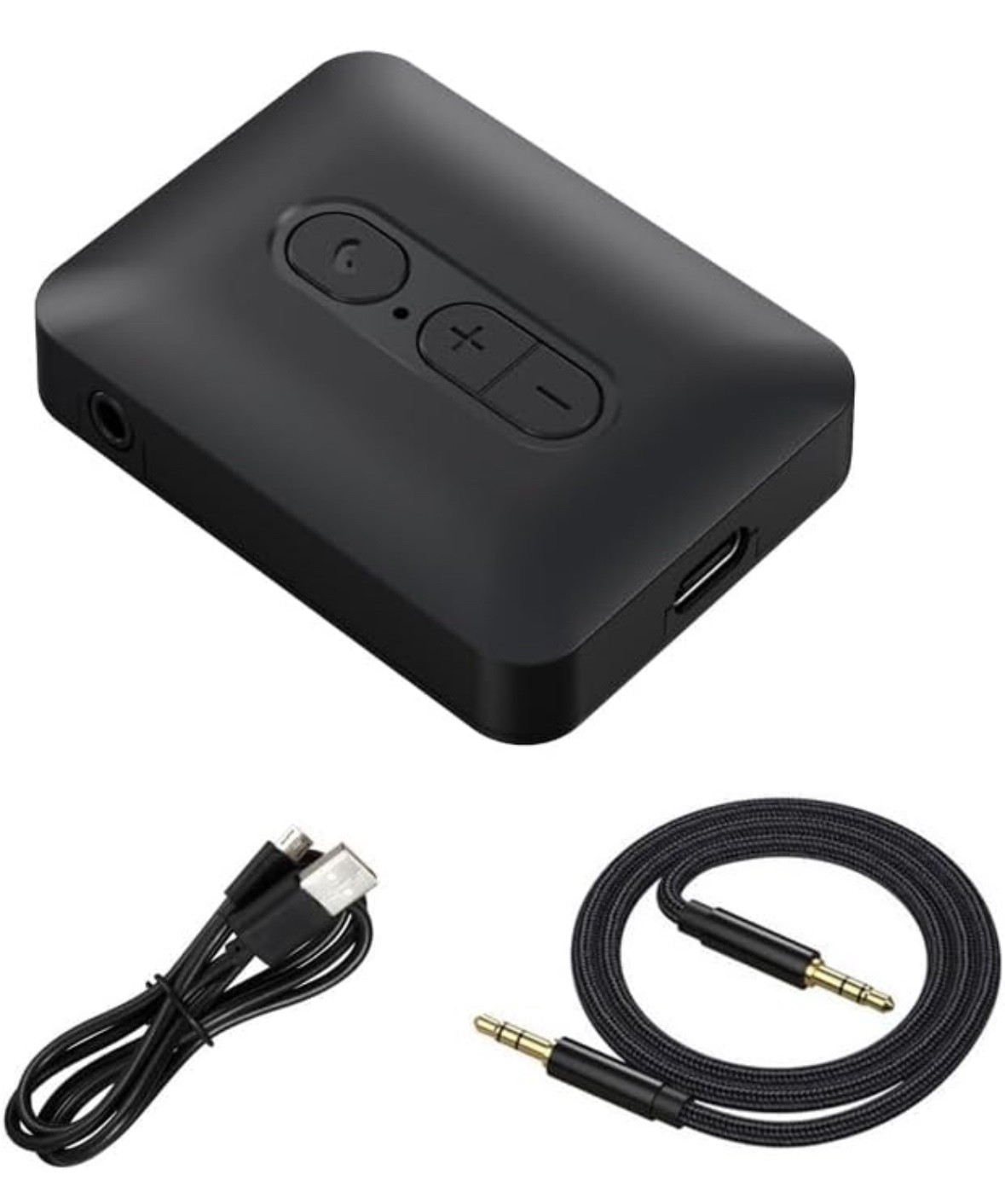 Adaptador de coche Bluetooth 5.3 Receptor AUX, adecuado para coche/smartphone.