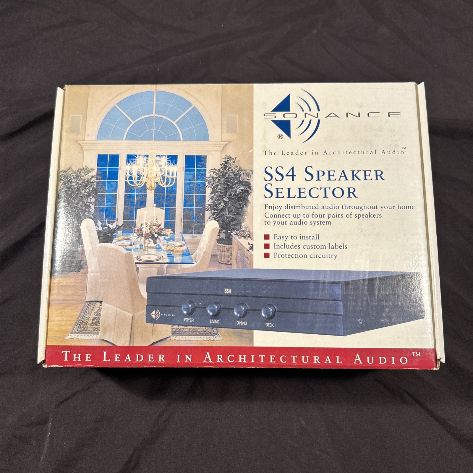 Sonance SS4 Speaker Selector (New Old Stock) Fast Shipping!