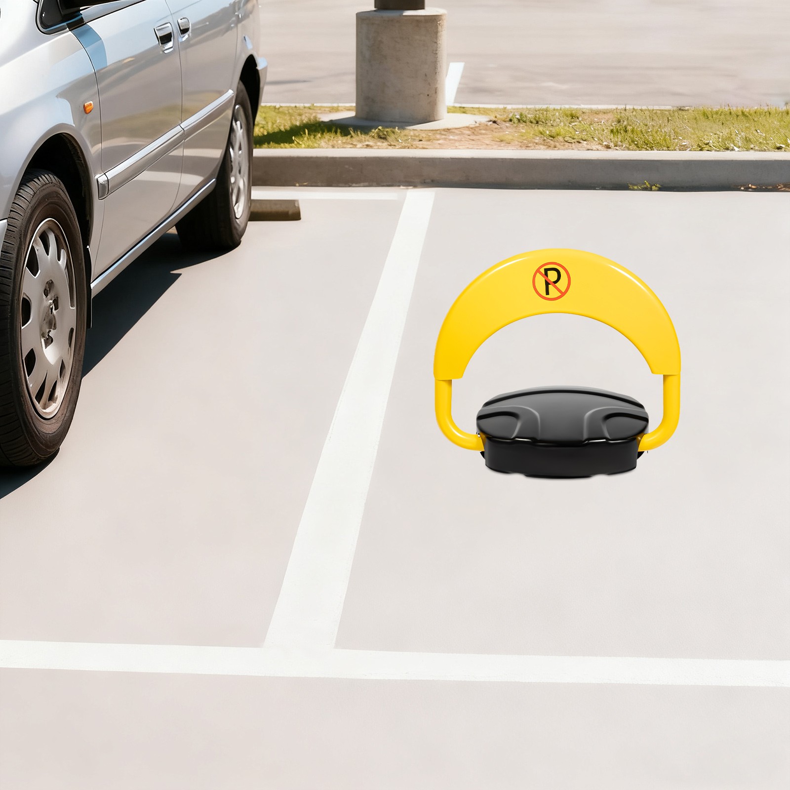 Car Parking Spot Lock Anti-Collision Foldable Barrier Auto Sensor Remote Control