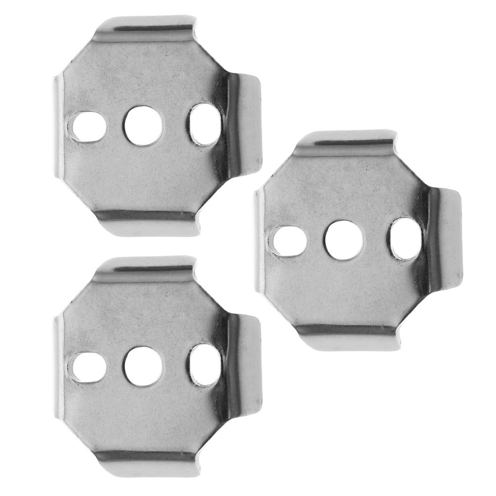 3pcs Mounting Bracket for Towel Bar: Bathroom Towel Rack Hardware Washer,