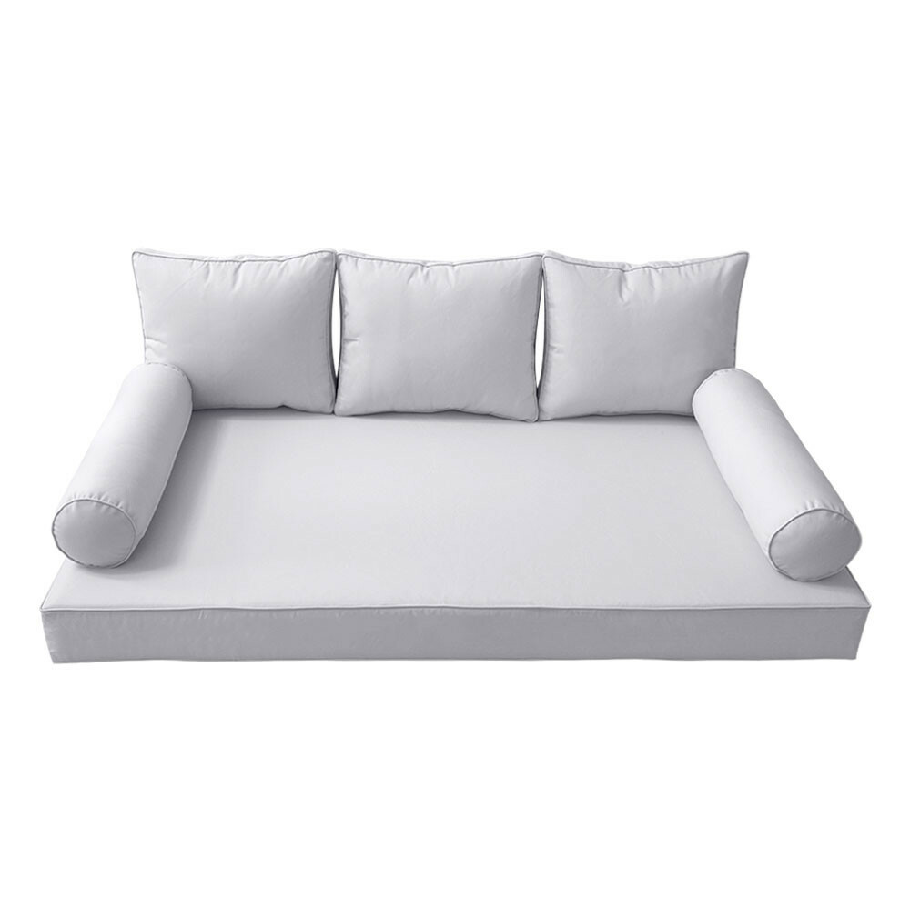Style3 6PC Daybed Mattress Cushion Bolster Pillow Complete Set-Queen Size AD105