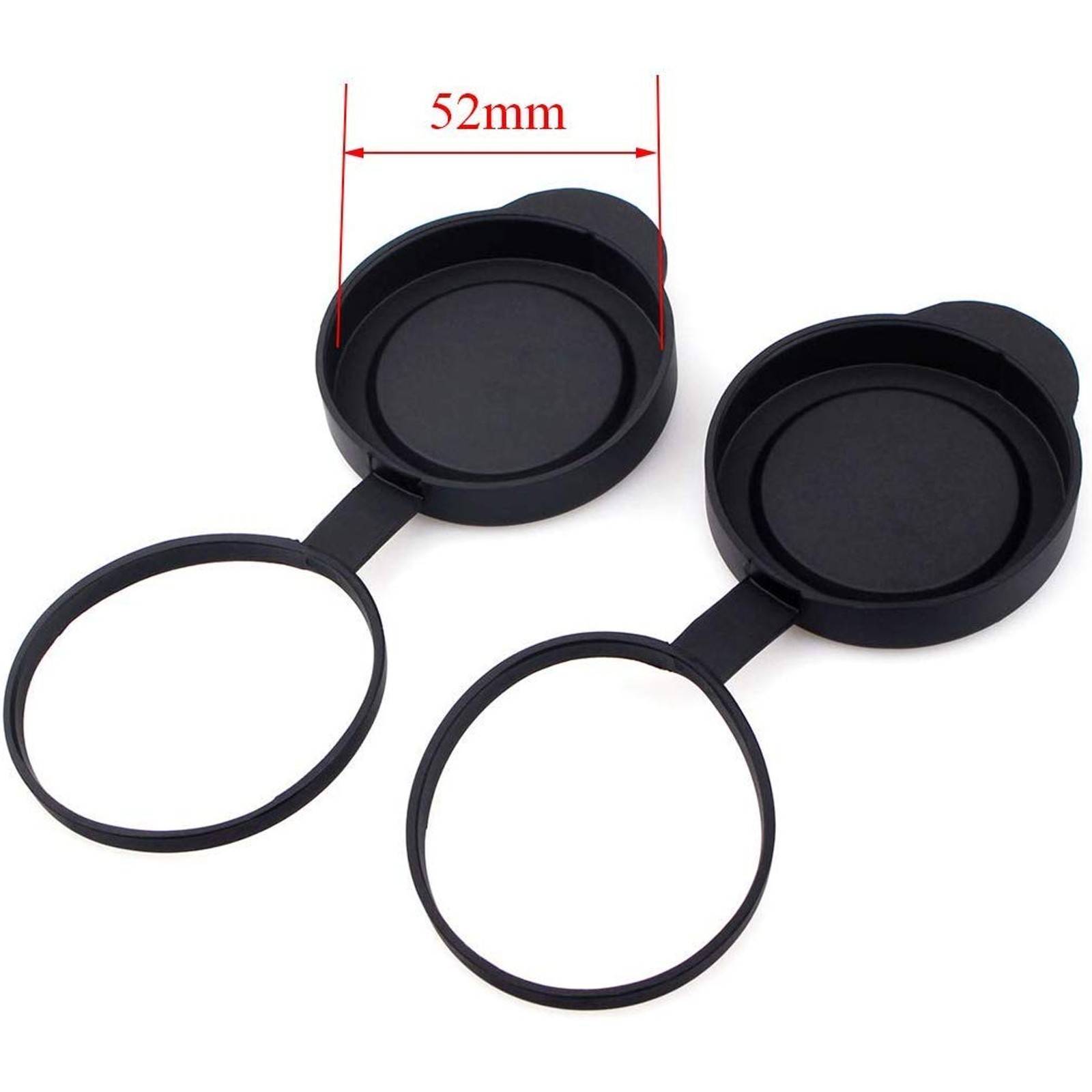 SVBONY Binocular Lens Caps, Protective Rubber Objective Lens Caps | for Outer Di