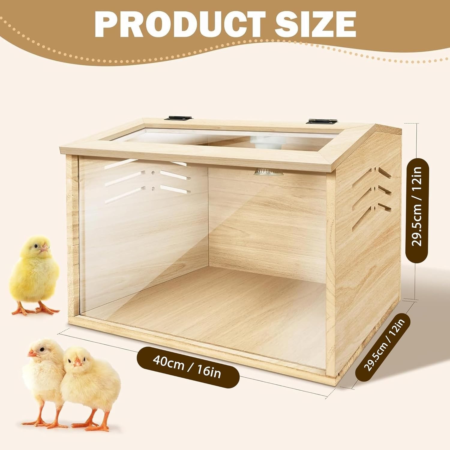 Chicken brooder Box Chick brooderbrooder Box for ChicksSmall Chicken coopB...