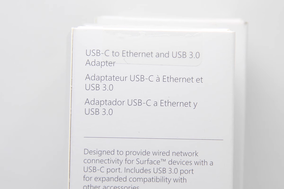 Microsoft Surface USB-C to Ethernet & USB 3.0 Adapter 1860