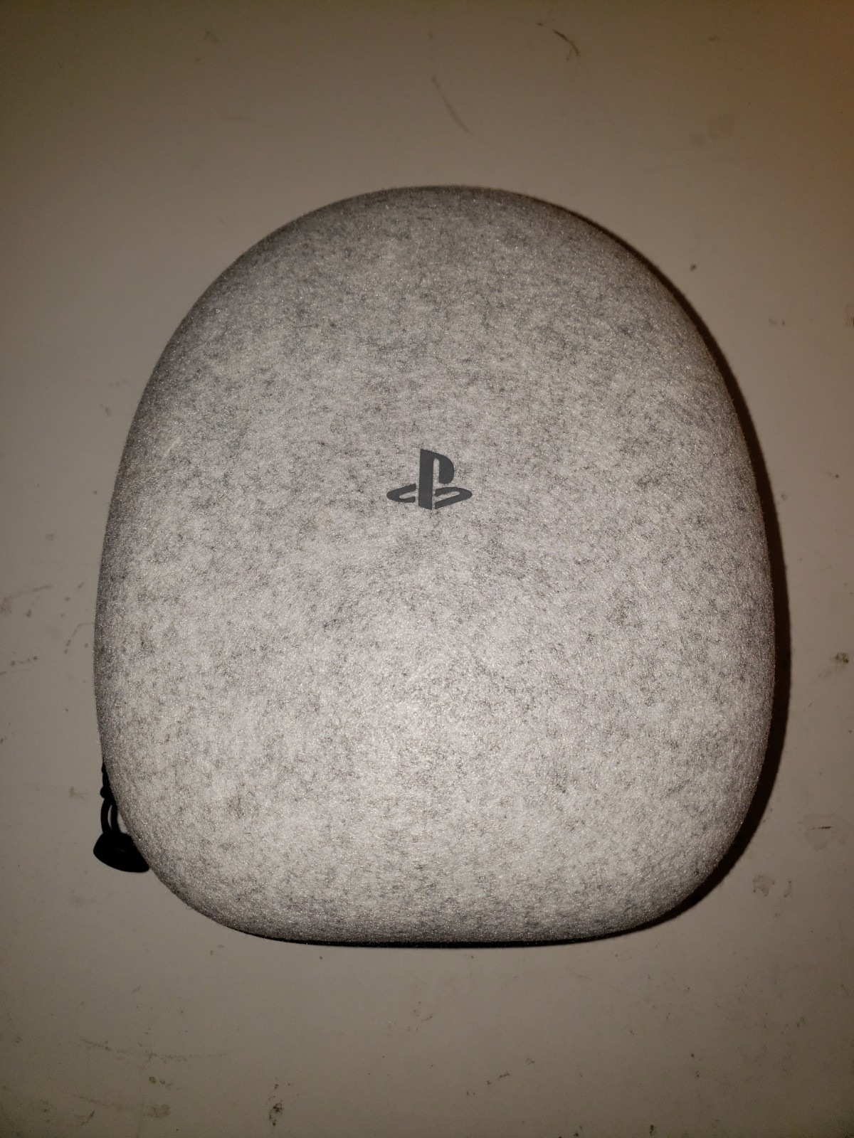 Genuine Sony Playstation Pulse Elite Headphones Carrying Case Grey Felt