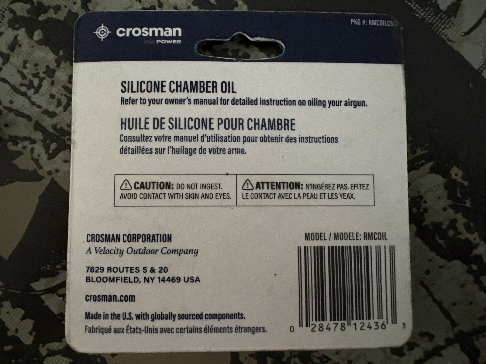 Crosman Silicone Chamber Oil
