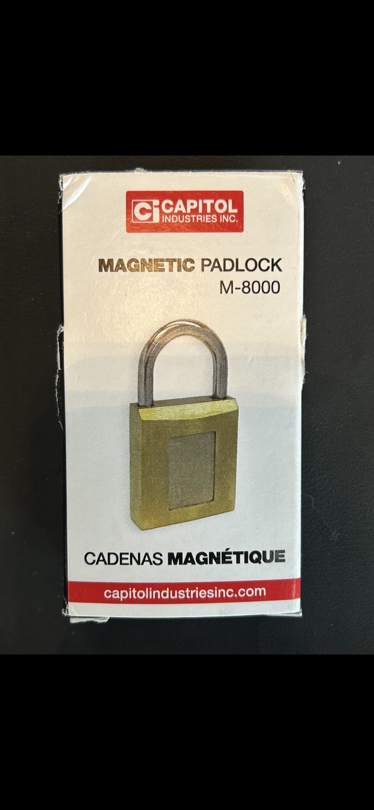 Capitol – M-8000 – 1-3/16” Magnetic Padlock Stainless Steel Shackle