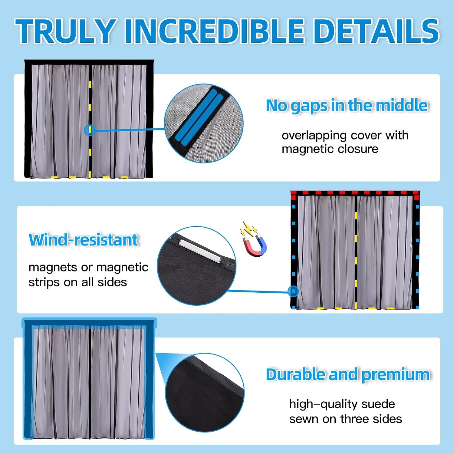 Vanlife Essential: Magnetic Fly Screen for Vans