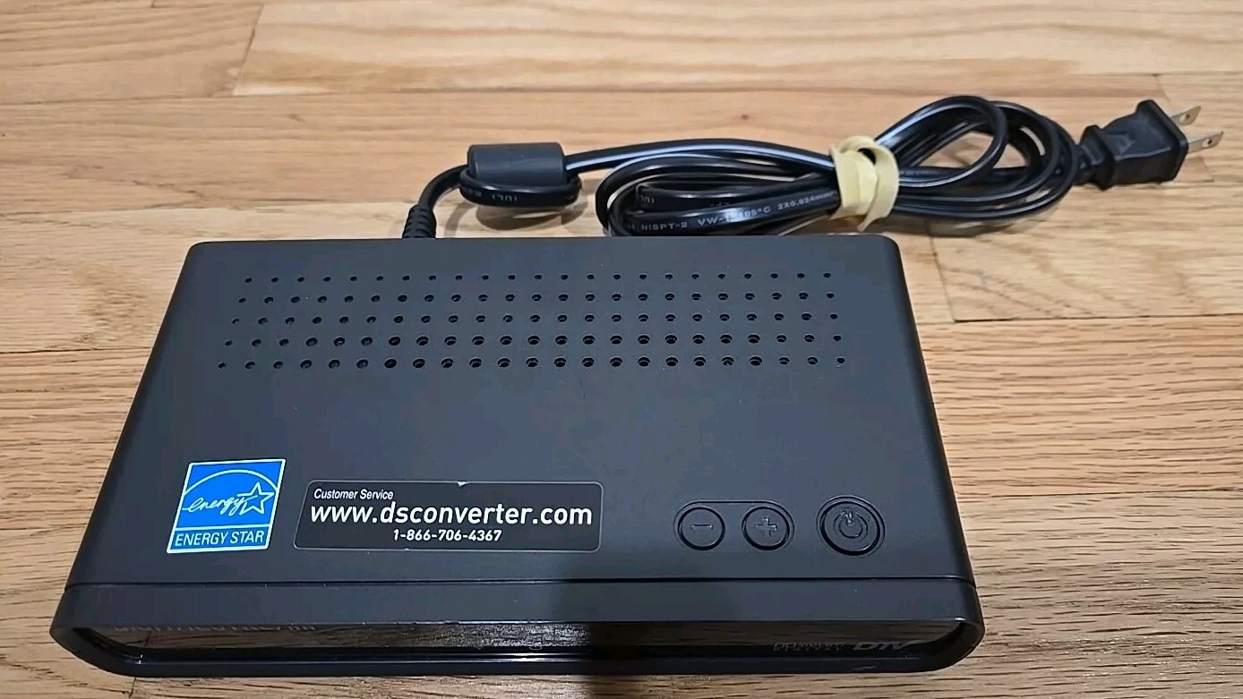 Digital Stream DTX9950 Analog Pass Through DTV Converter Box No REMOTE