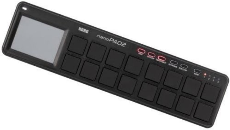 Lightweight Portable MIDI Pad with Velocity-Sensitive Touch and USB Connect