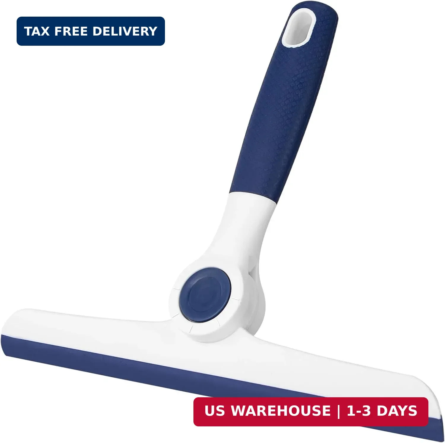 Window Squeegee for Glass Doors，All-Purpose 9.7" Window Cleaning Squeegee, Handh