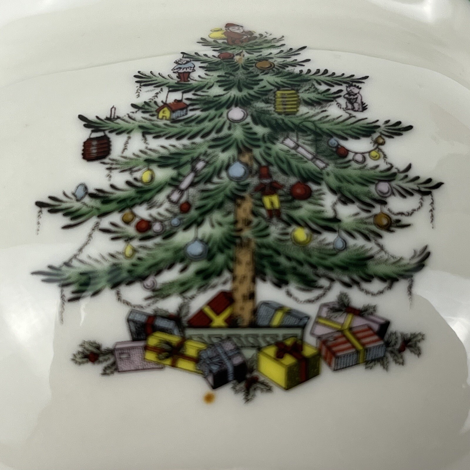 Spode Christmas Tree Night light Teapot Plug In With Box WORKS