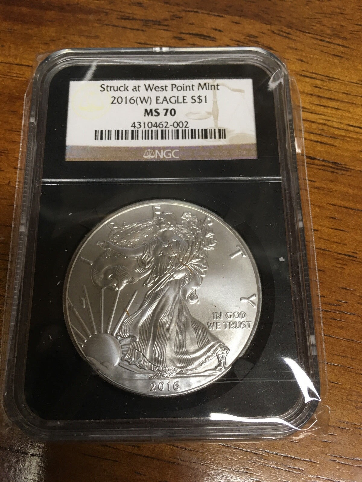 2016 W American Silver Eagle NGC MS70 Struck at West Point