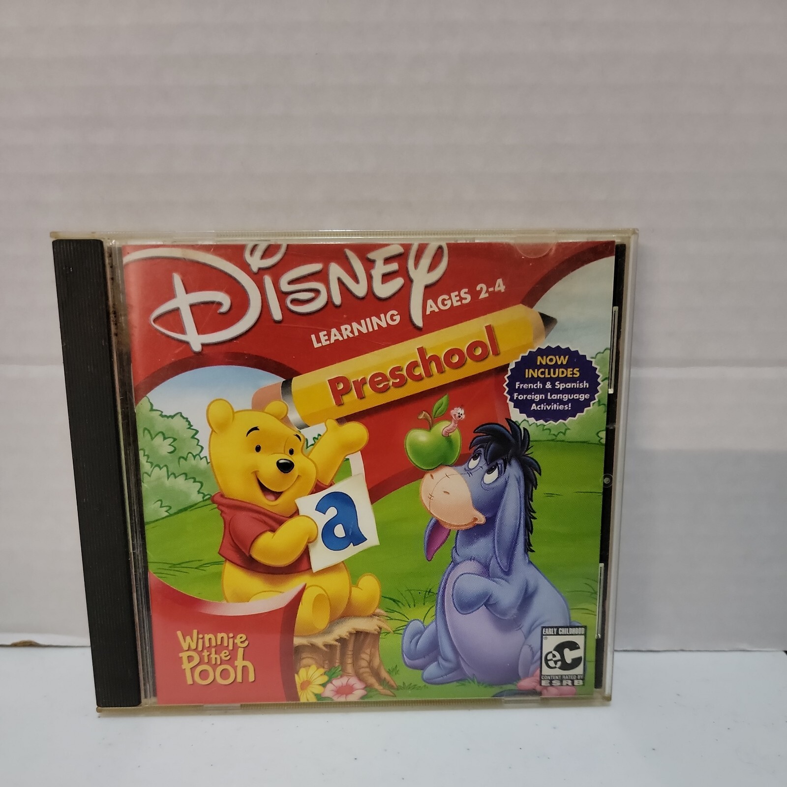 Disney Preschool Ages 2-4 Winnie the Pooh (PC, 2001) WITH BOOKLET