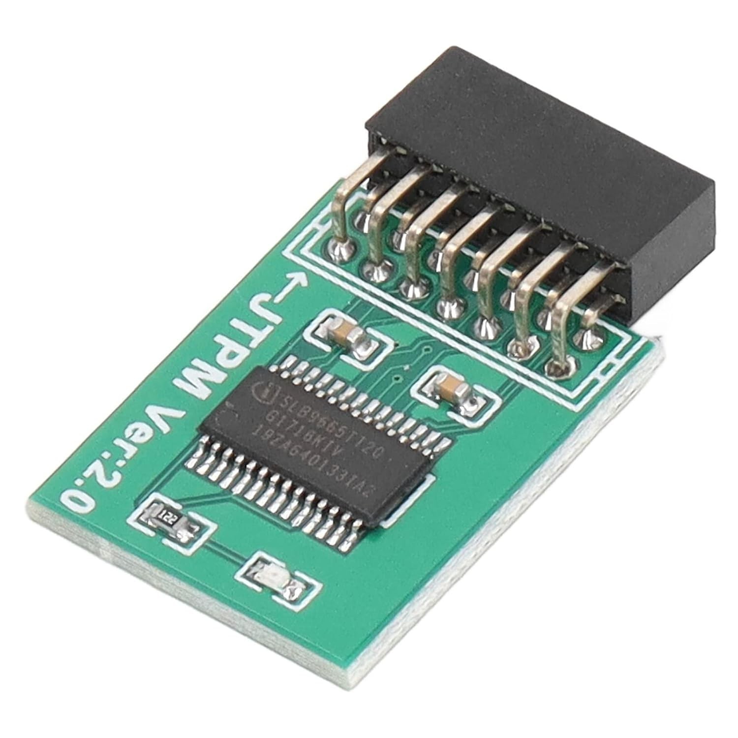 MSI TPM 2.0 Module for Win11 - Green Encryption Board, 14 Pin LPC Interface